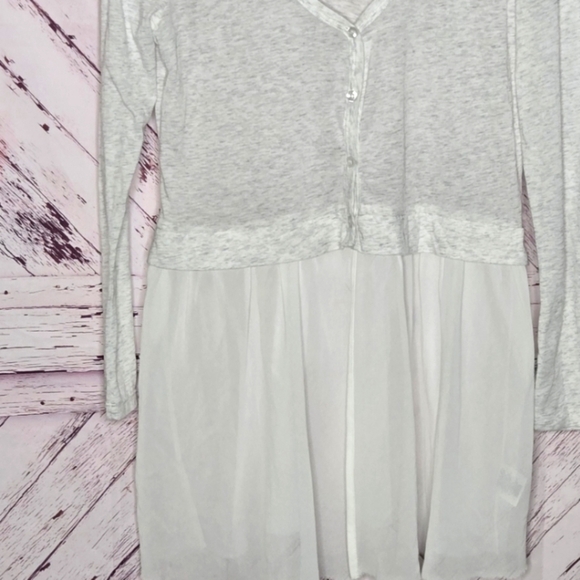 Maison Jules Light Gray White Tunic - Picture 4 of 4